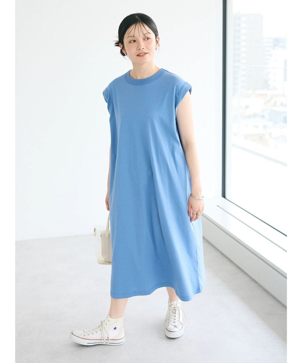 CRAFT STANDARD BOUTIQUE 接触冷感機能性フレンチスリーブワンピース 