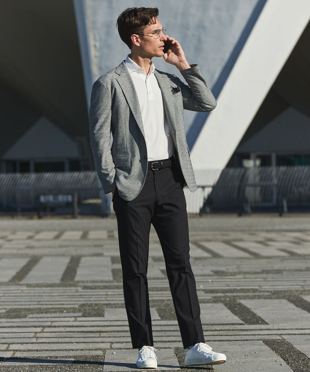 GOTAIRIKU あのBIZポロが 長袖に【仕事で着られる】キレイめ 鹿の子 ビズポロシャツ_ロング 