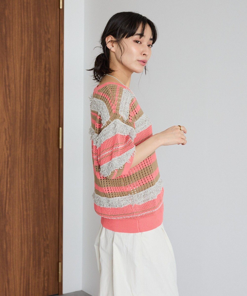 CRAFT STANDARD BOUTIQUE マルチカラーファンシーニットプルオーバー 