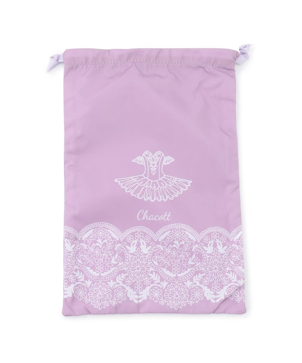 Chacott レース柄メッシュ巾着M 