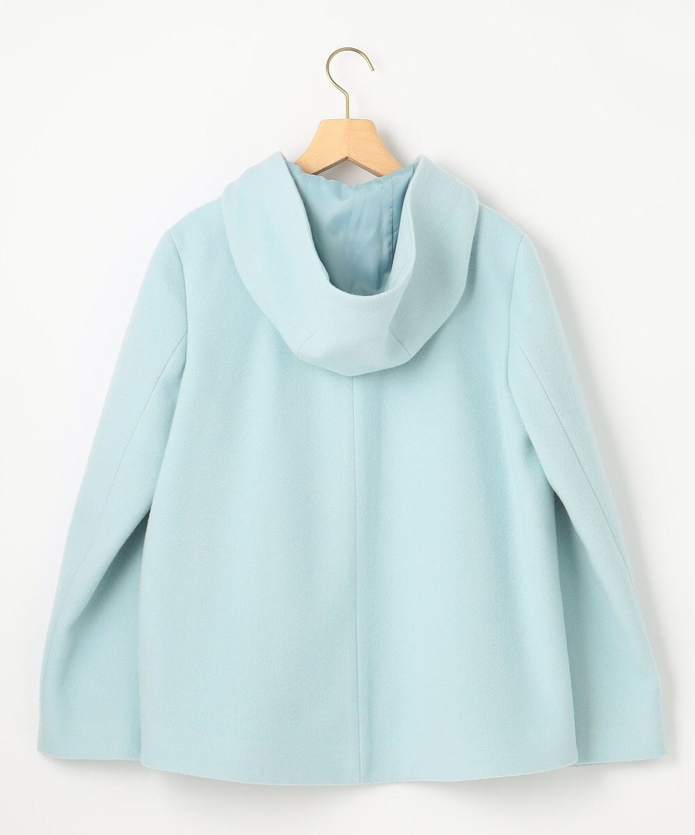 組曲 2WAYショートビーバー フーテッドコート 