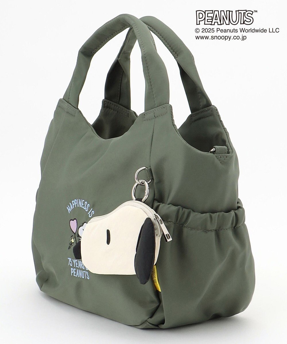 Y'SACCS SNOOPYデザイン　ギャザー2wayミニトート 