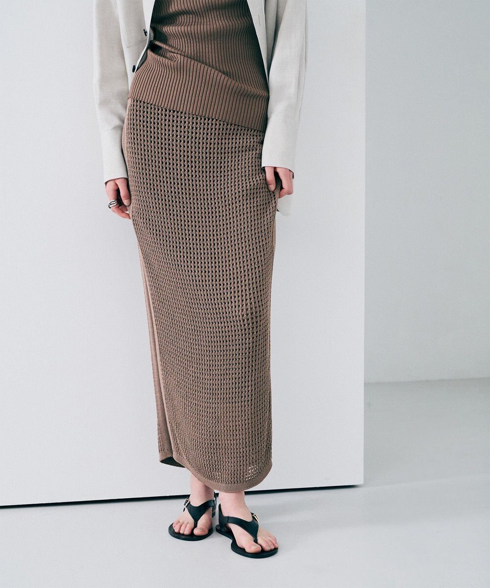 uncrave メッシュニット タイトスカート 