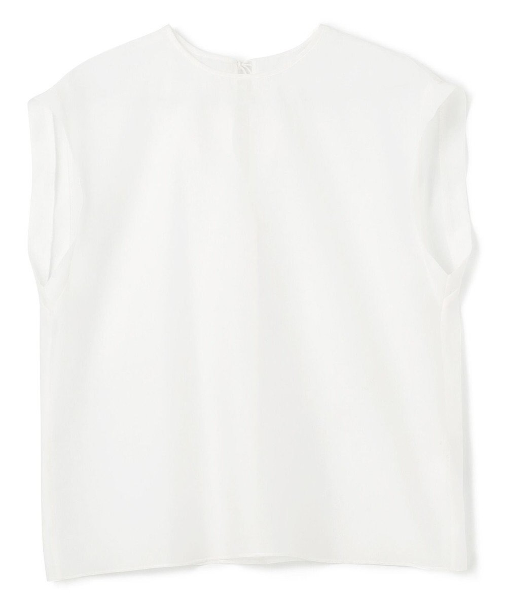 NAVE 【Nave・洗える/シアー素材】シアーリンクル ノースリーブブラウス 