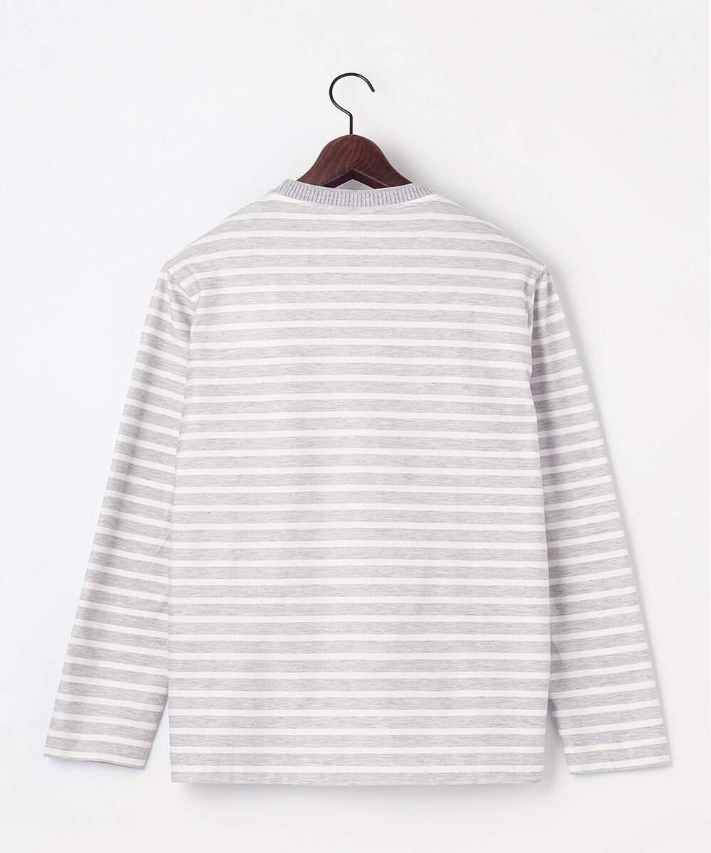 JOSEPH ABBOUD 【オーガニックコットン使用】インレーボーダー Tシャツ 