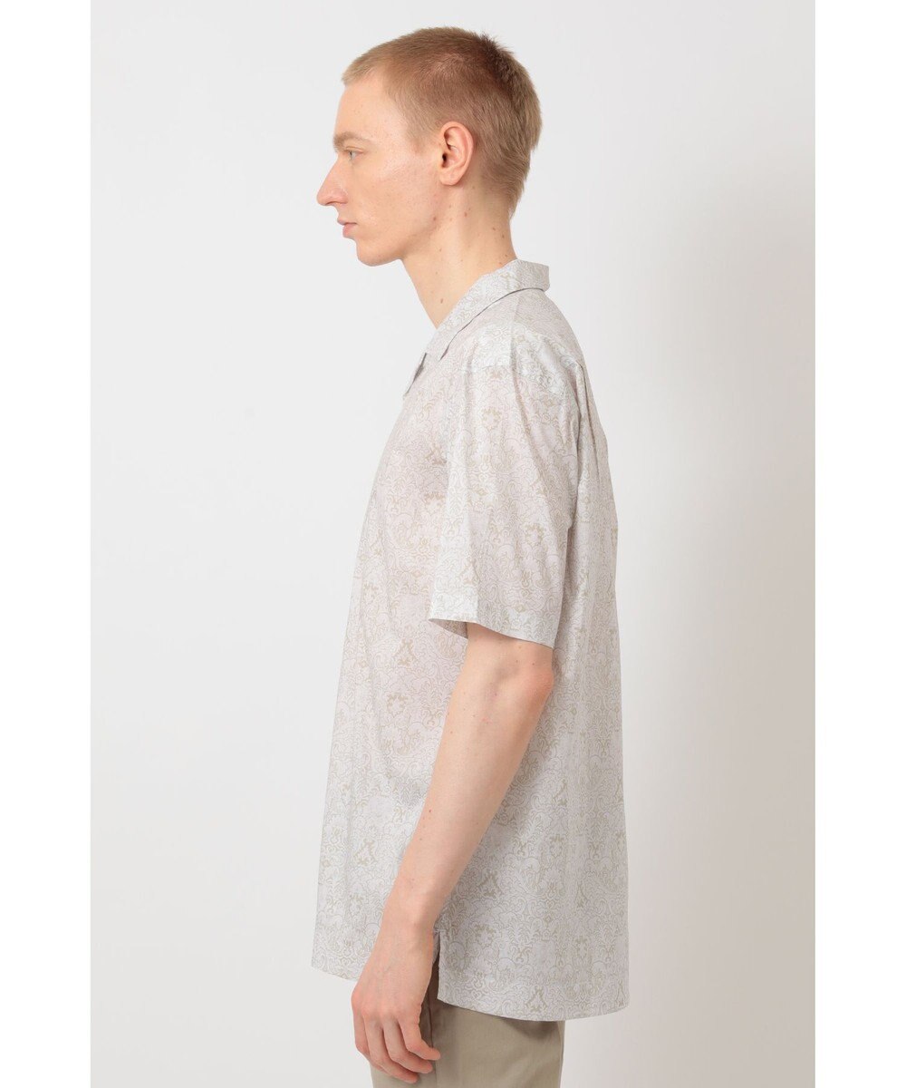 DAKS リバティプリント オープンカラーシャツ 