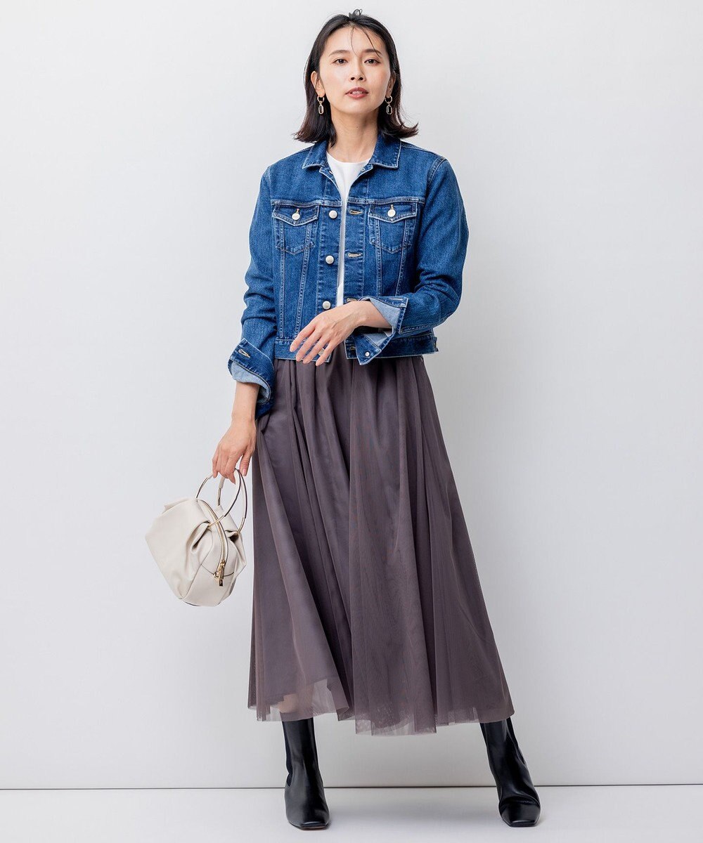 23区 ガラスフープピアス 