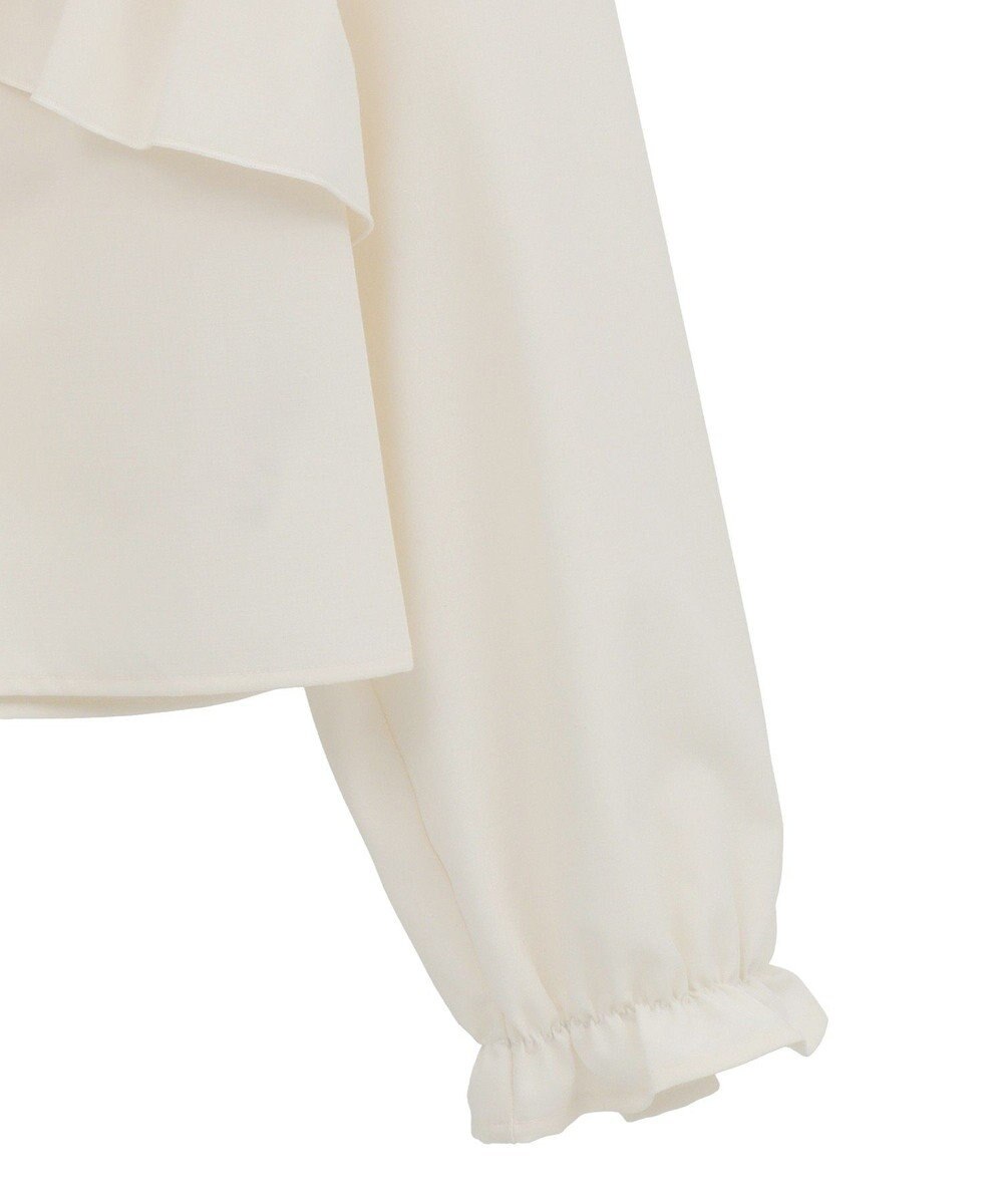 earth music&ecology フリルオフショルブラウス 