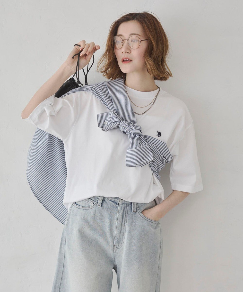 WEGO 【ユニセックス着用ITEM/MLサイズ展開】U.S. POLO ASSN.別注 接触冷感T（SS） 