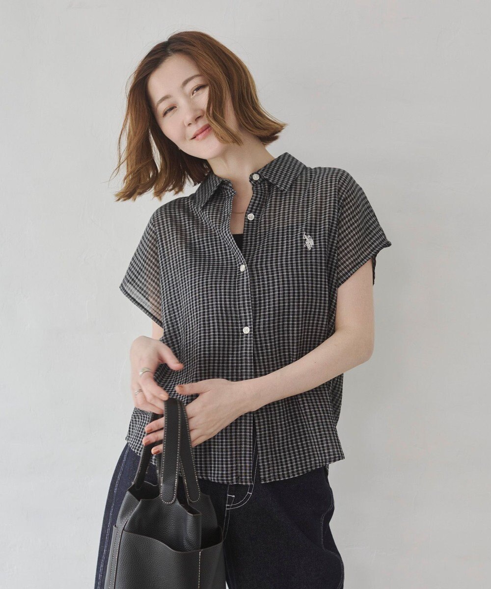 WEGO U.S. POLO ASSN.別注 フレンチスリーブシャツ 