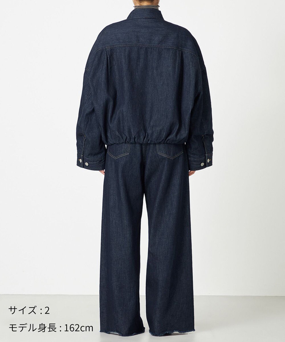 NAVE 【ReNAVE・洗える/中綿】ライトデニム ブルゾン 