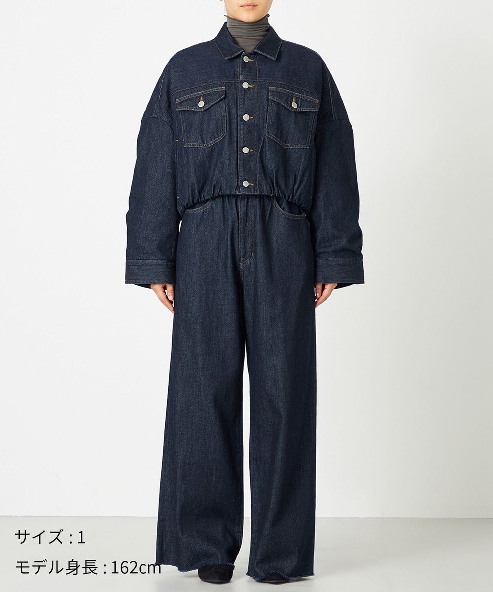 NAVE 【ReNAVE・洗える/中綿】ライトデニム ブルゾン 