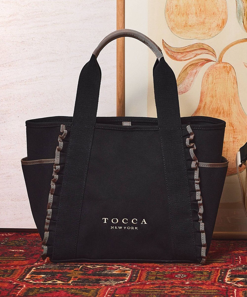 TOCCA FRILL CANVASTOTE キャンバストートバッグ 