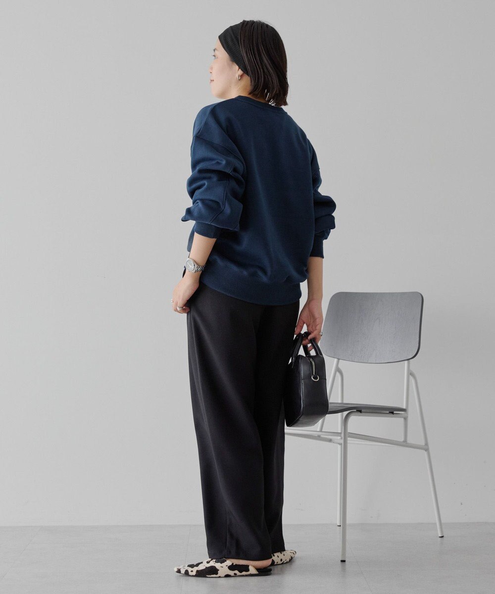 AMERICAN HOLIC ウールライクカーブスラックスパンツ 