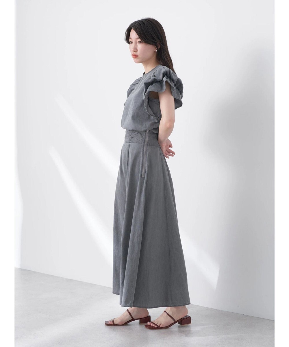 earth music&ecology ボリュームスリーブブラウス 