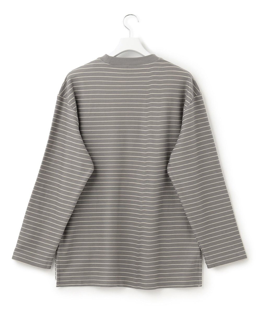 J.PRESS YORK STREET 【UNISEX】リップルボーダー Tシャツ 