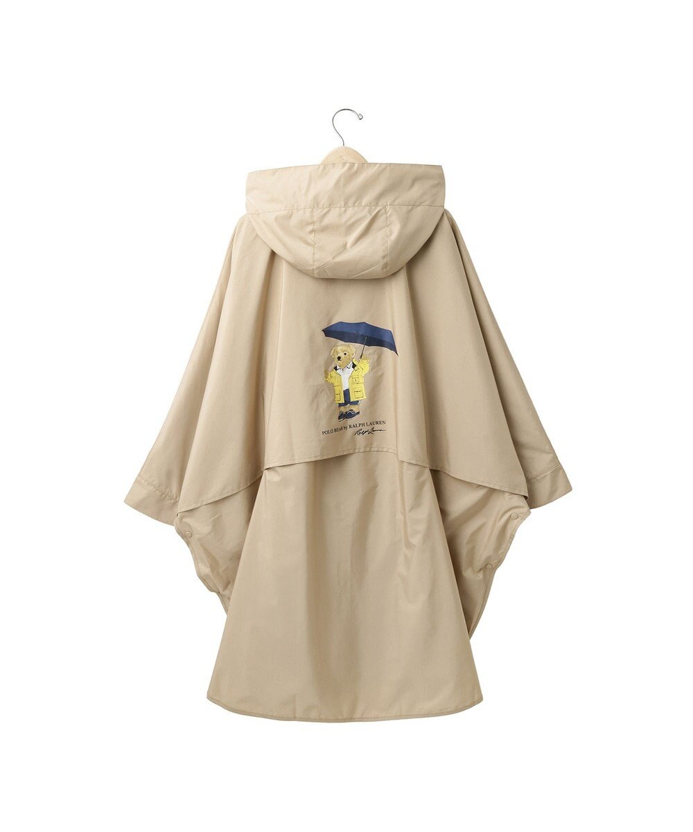 MOONBAT POLO RALPH LAUREN(ポロ ラルフローレン) 【C-zeroはっ水】レインコート ポンチョ 収納袋付き ポロベア ワンポイント 無地 ミリタリー風 