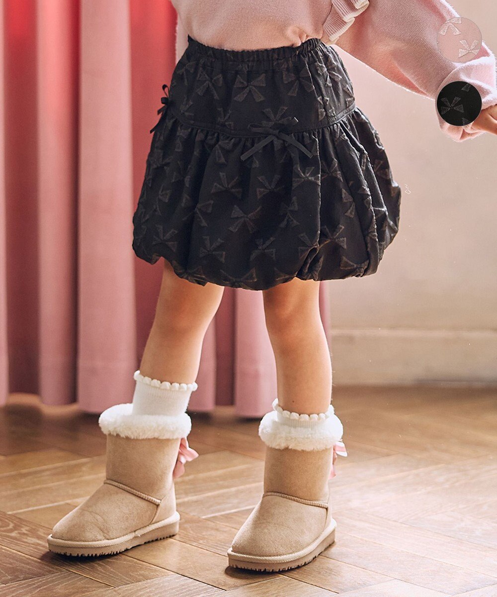 ANY KIDS リボン バルーンスカート 