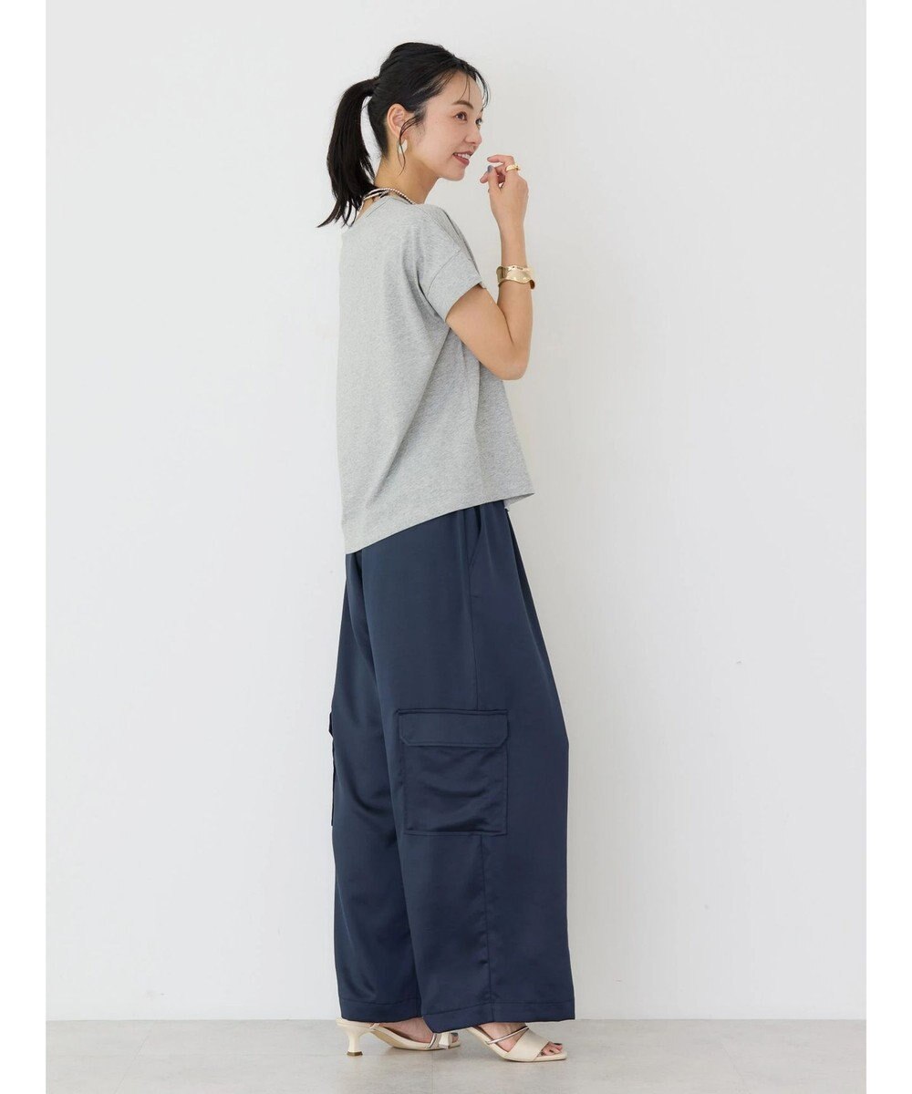 AMERICAN HOLIC 接触冷感ショートスリーブカットプルオーバー 