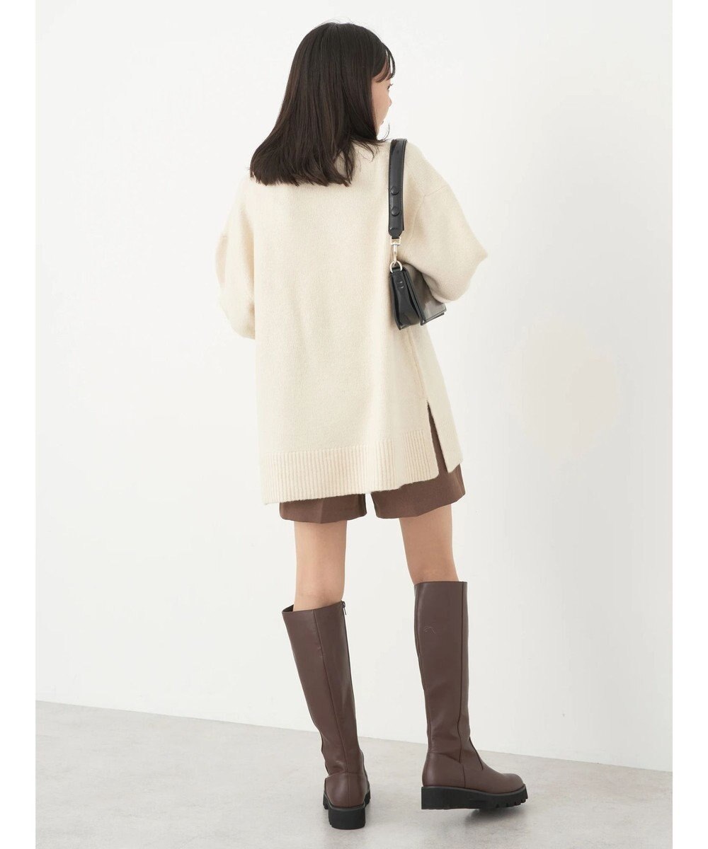 earth music&ecology ＦＬＵＦＦＹハイネックチュニック 