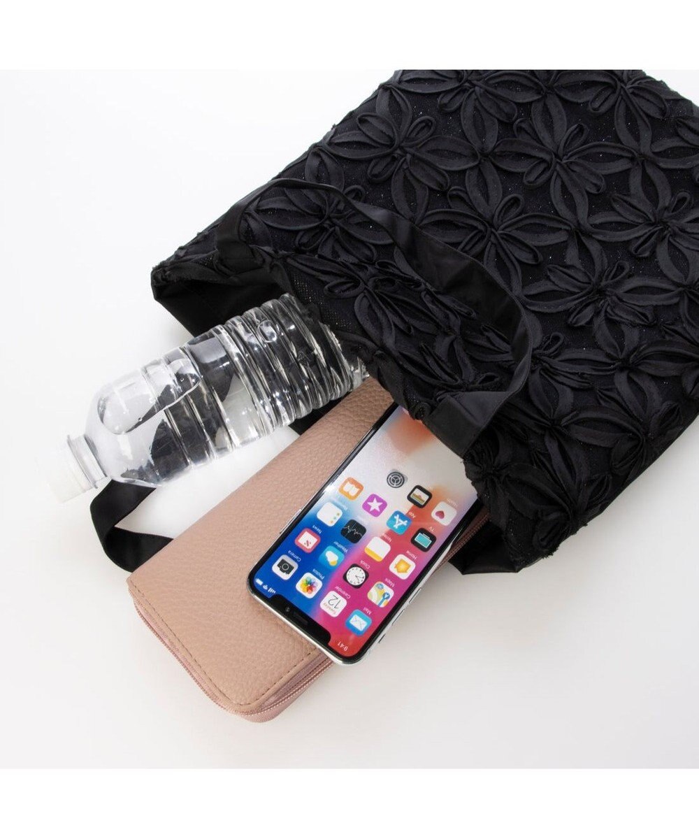 UNBILLION VERYコラボ カシュカシュ cachecache /シフォンモチーフ柄トート 