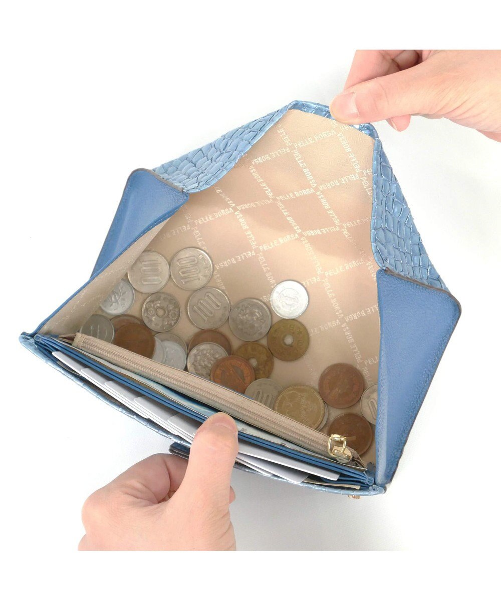 PELLE BORSA ギャルソンウォレット Rainbow Croco レインボークロコ 6101 