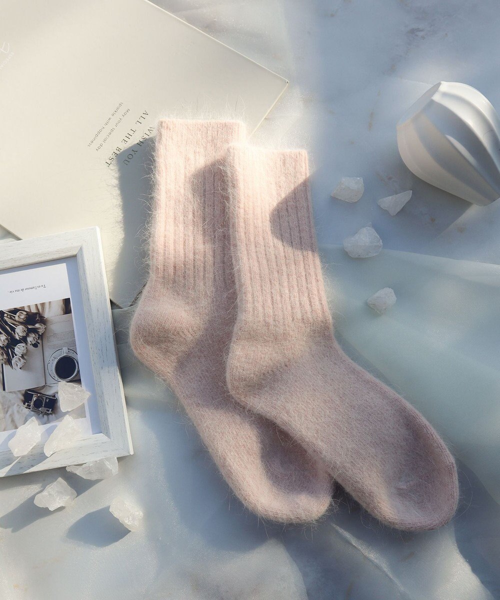 Tiaclasse アンゴラ混ウールソックス 