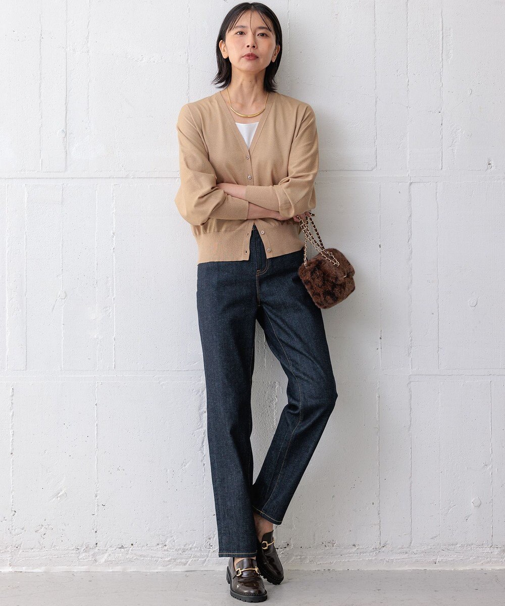 23区 S 【洗える】オータムシャイニー ニットカーディガン 