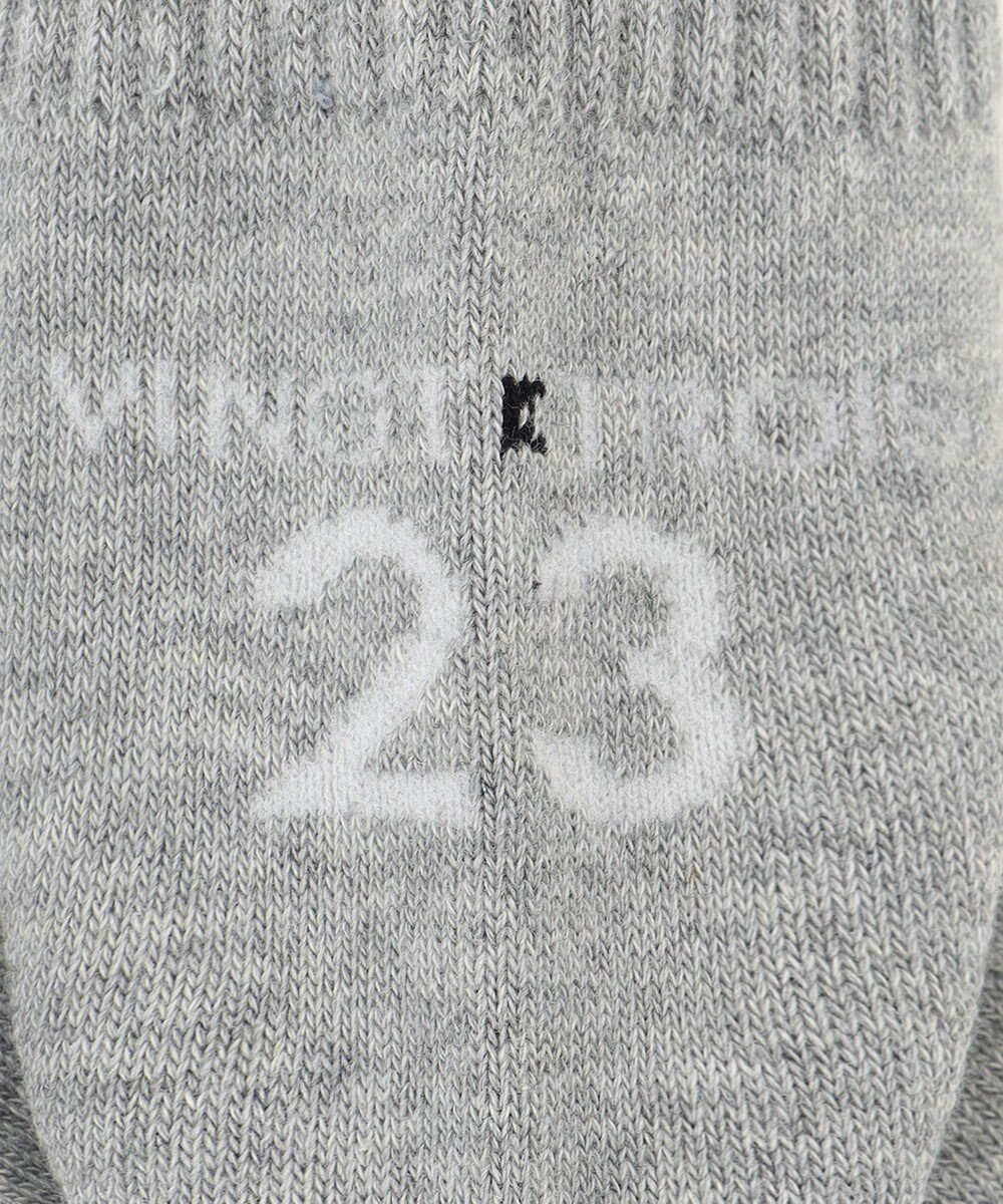 23区GOLF 【MEN】バックロゴ ハーフソックス 