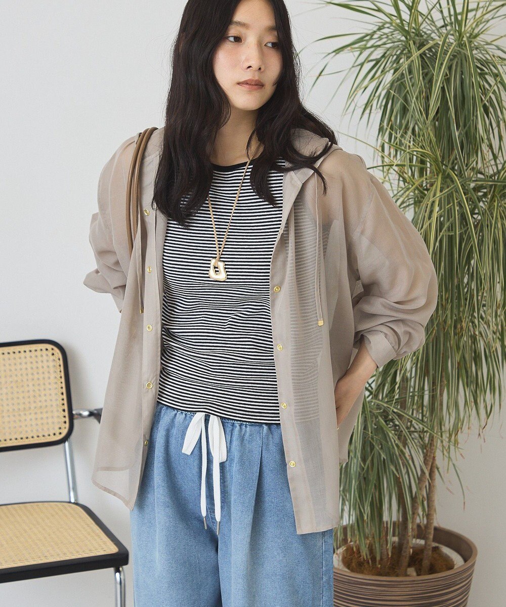 AMERICAN HOLIC シアーフーディーシャツ 
