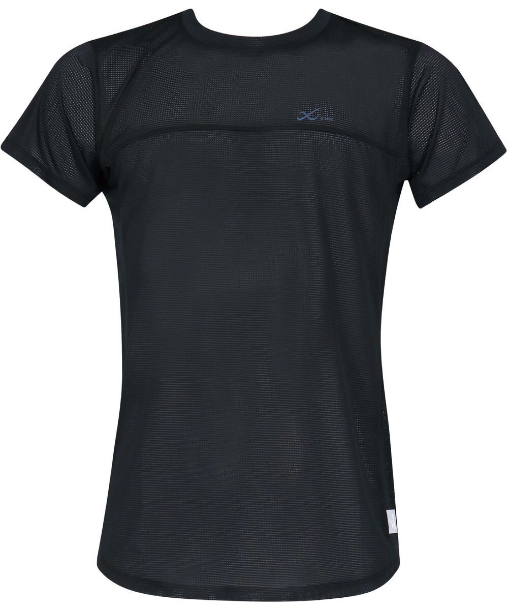 CW-X 【UNISEX】 CW-X ランニングシャツ メッシュ素材 涼しい着ごこち 大穴メッシュ仕様(脇下) スポーツウェア 半袖 3分袖 ユニセックス DLR165 /ワコール 