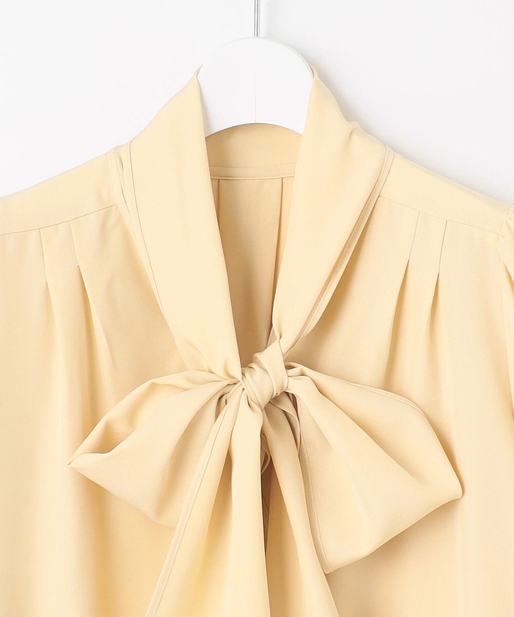 Feroux 【新色追加・洗える】ボリューム リボンタイ ブラウス 