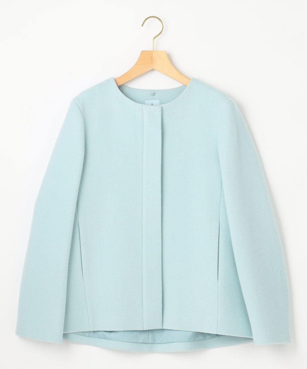 組曲 2WAYショートビーバー フーテッドコート 