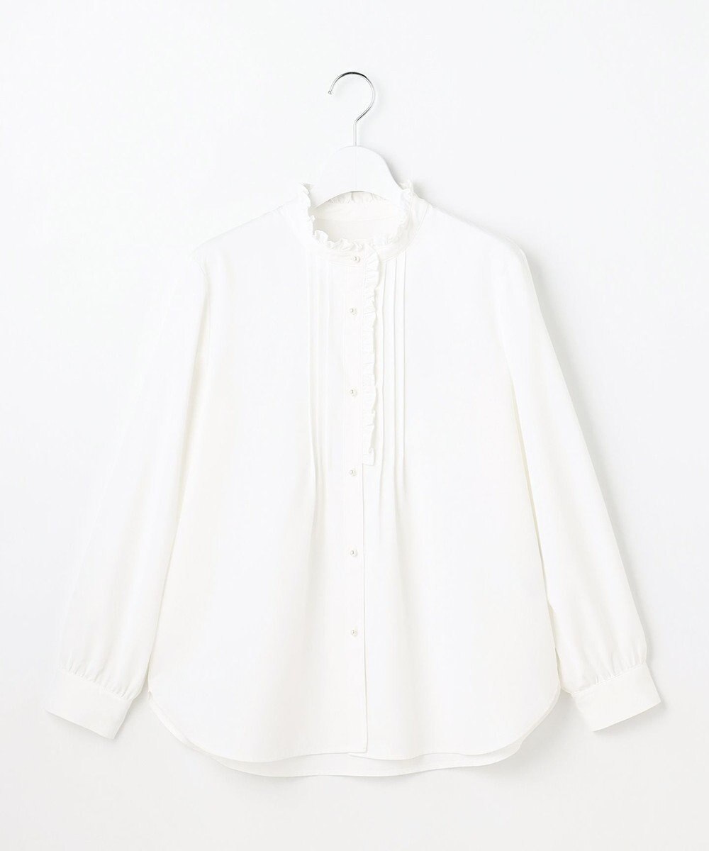 ANY SIS フリルスタンド シャツ 