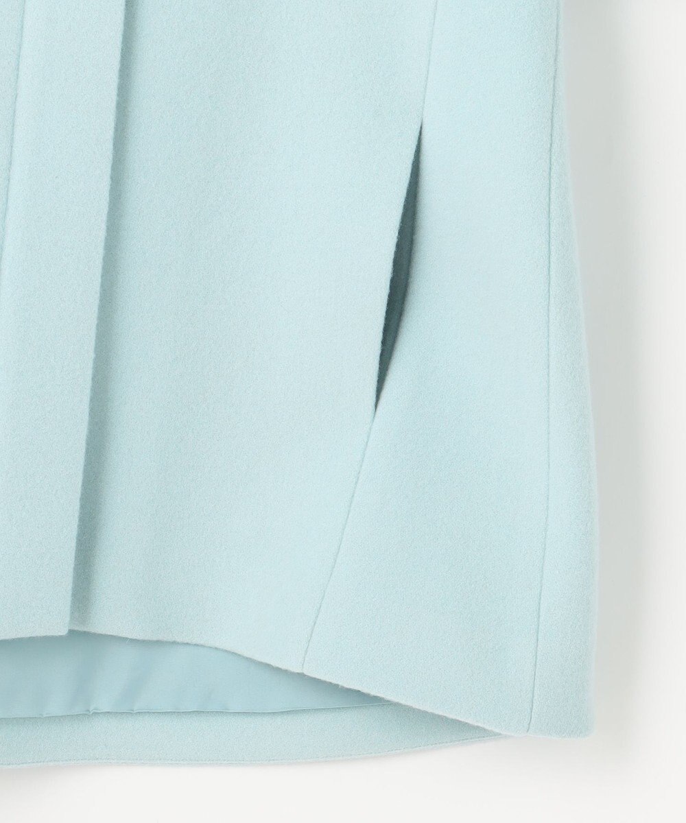 組曲 2WAYショートビーバー フーテッドコート 