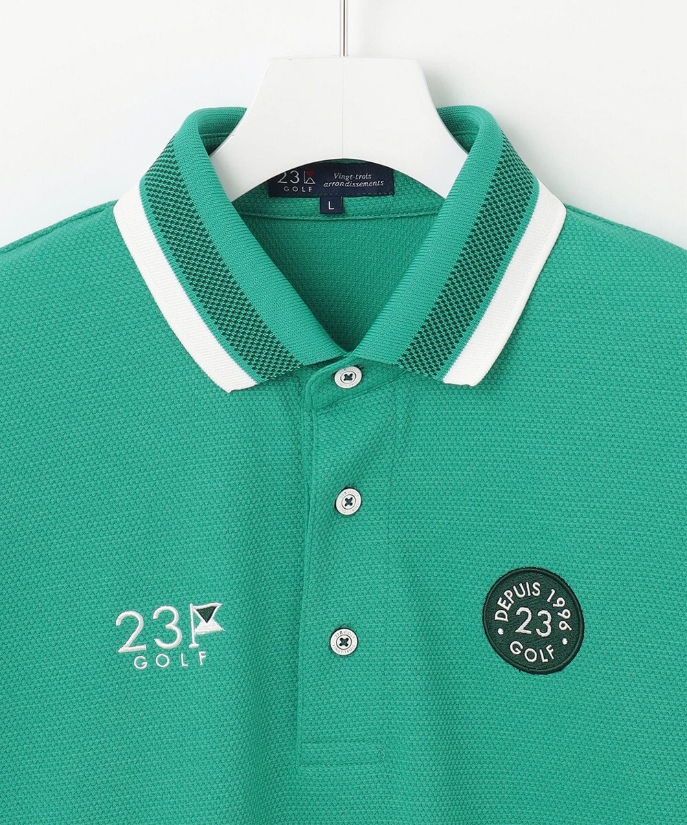 23区GOLF 【MEN】ライトハニカム 半袖ポロシャツ 