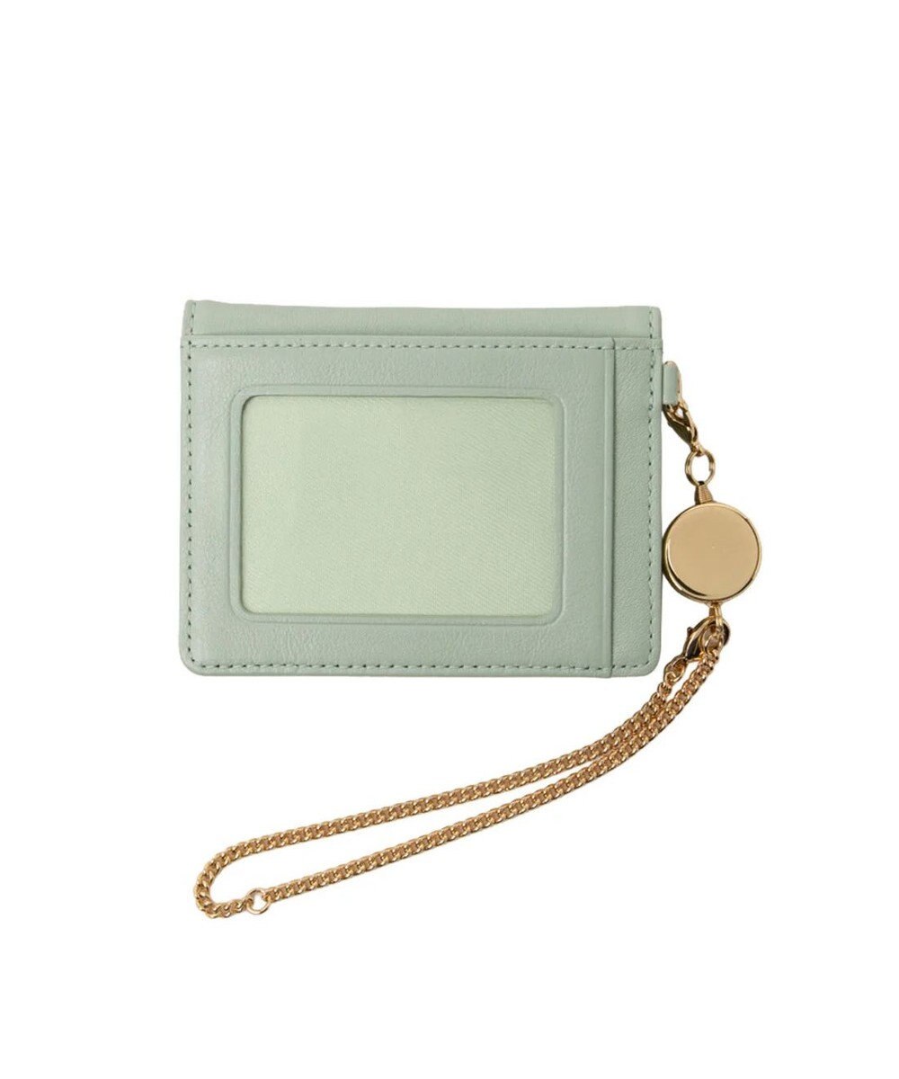 LANVIN en Bleu デクール 三面パスケース 