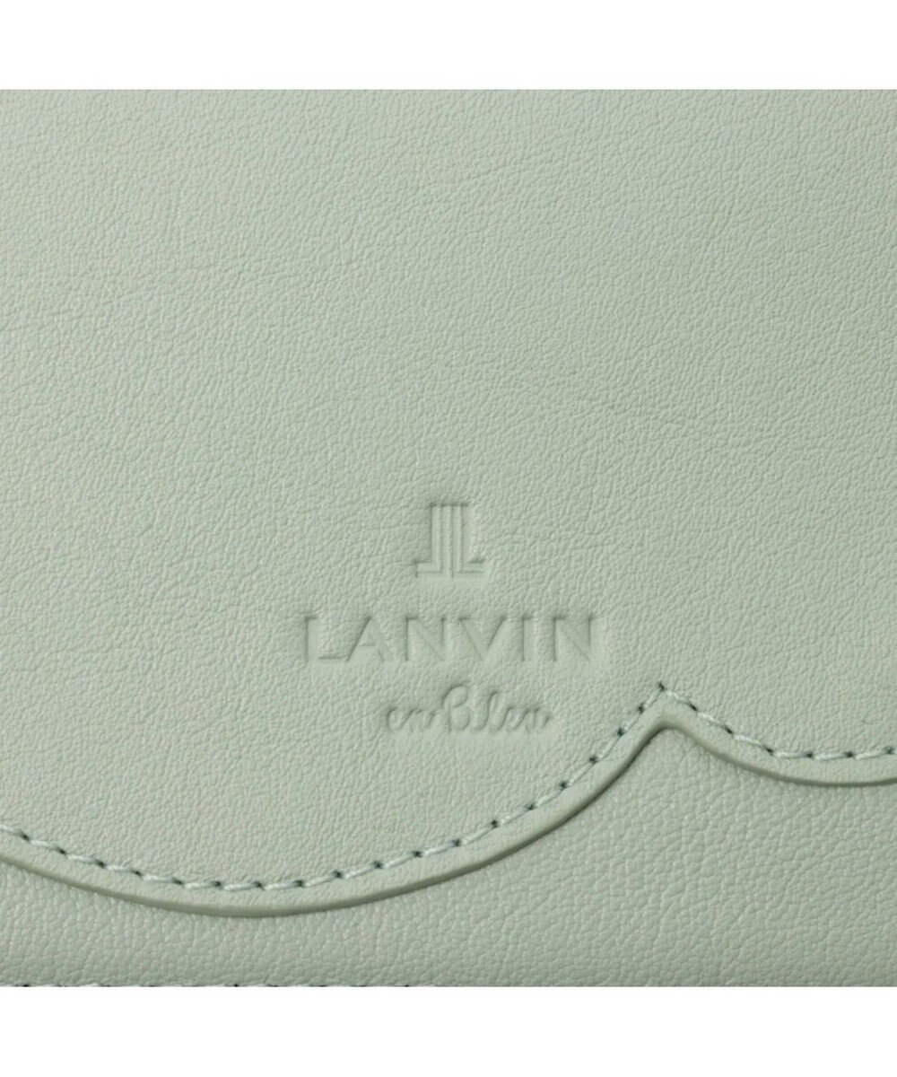 LANVIN en Bleu デクール 三面パスケース 