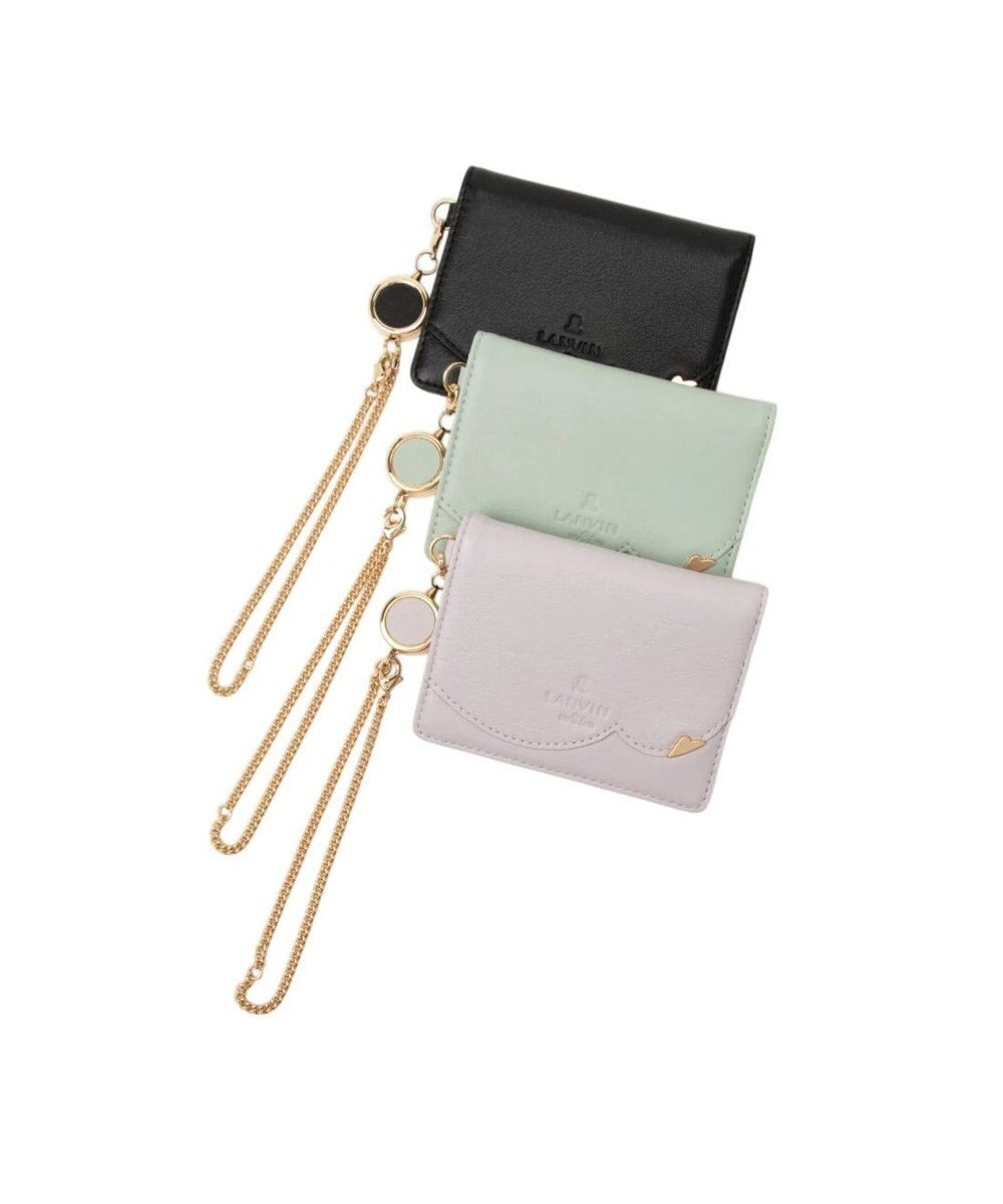 LANVIN en Bleu デクール 三面パスケース 