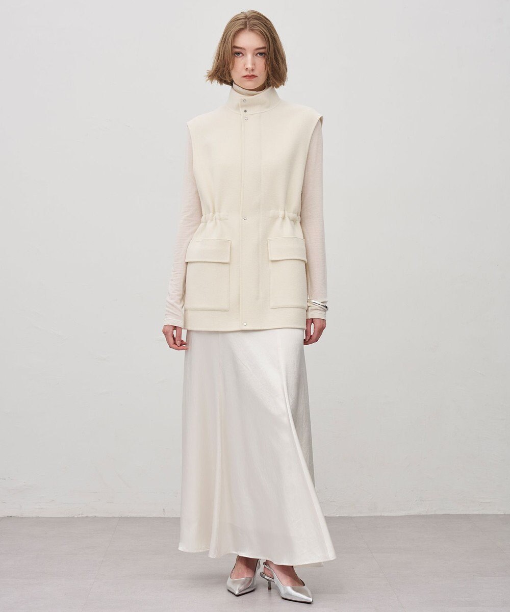 uncrave アセテートヴィンテージサテン マーメイドスカート 