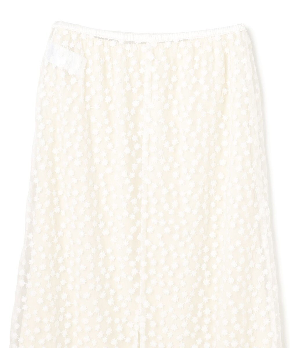 UNFILO L エンブロイダリー レーススカート 