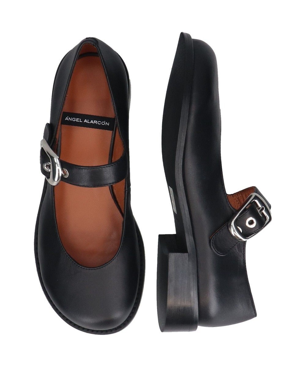 INTER-CHAUSSURES 【ANGEL ALARCON】オブリークトウストラップシューズ 