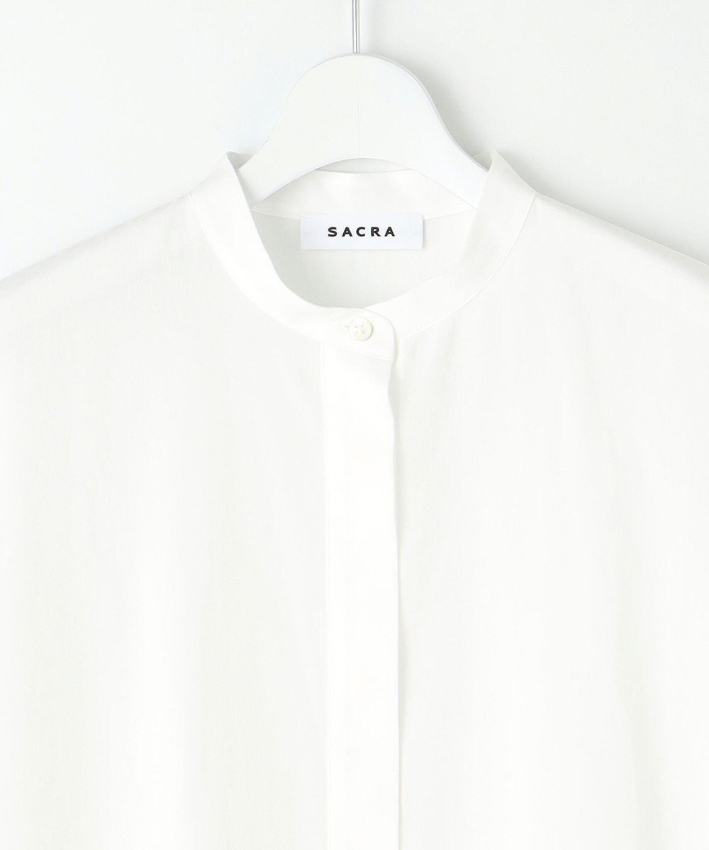 23区 【SACRA】シュリンクギャバジン ブラウス 