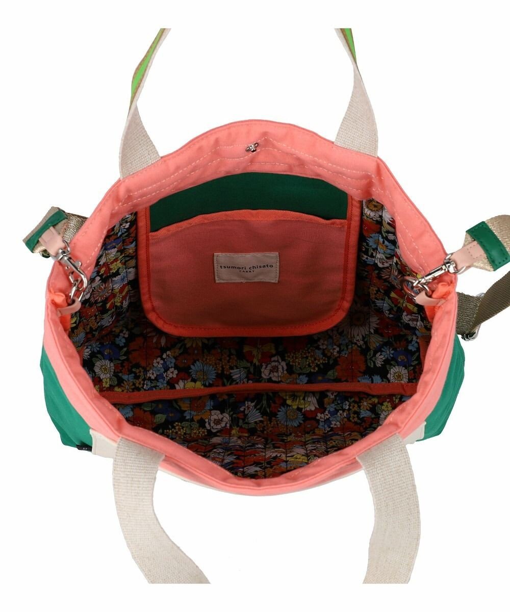 tsumori chisato CARRY キラミックスコンビ トートバッグ 2wayショルダー A4収納 ネコ 