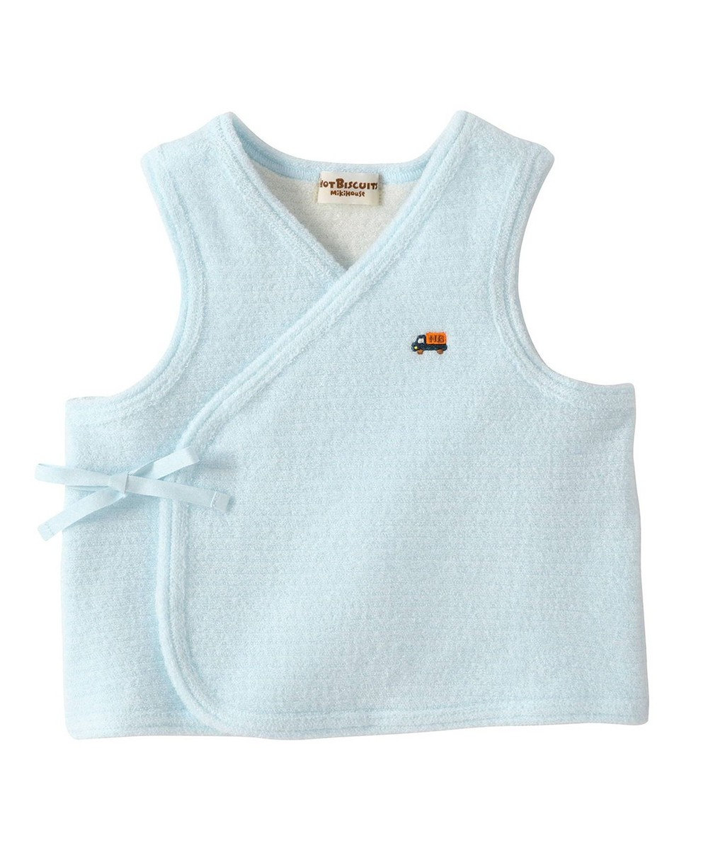 MIKI HOUSE HOT BISCUITS 【50-70cm】 パイル素材 ベビーベスト(胴着) 