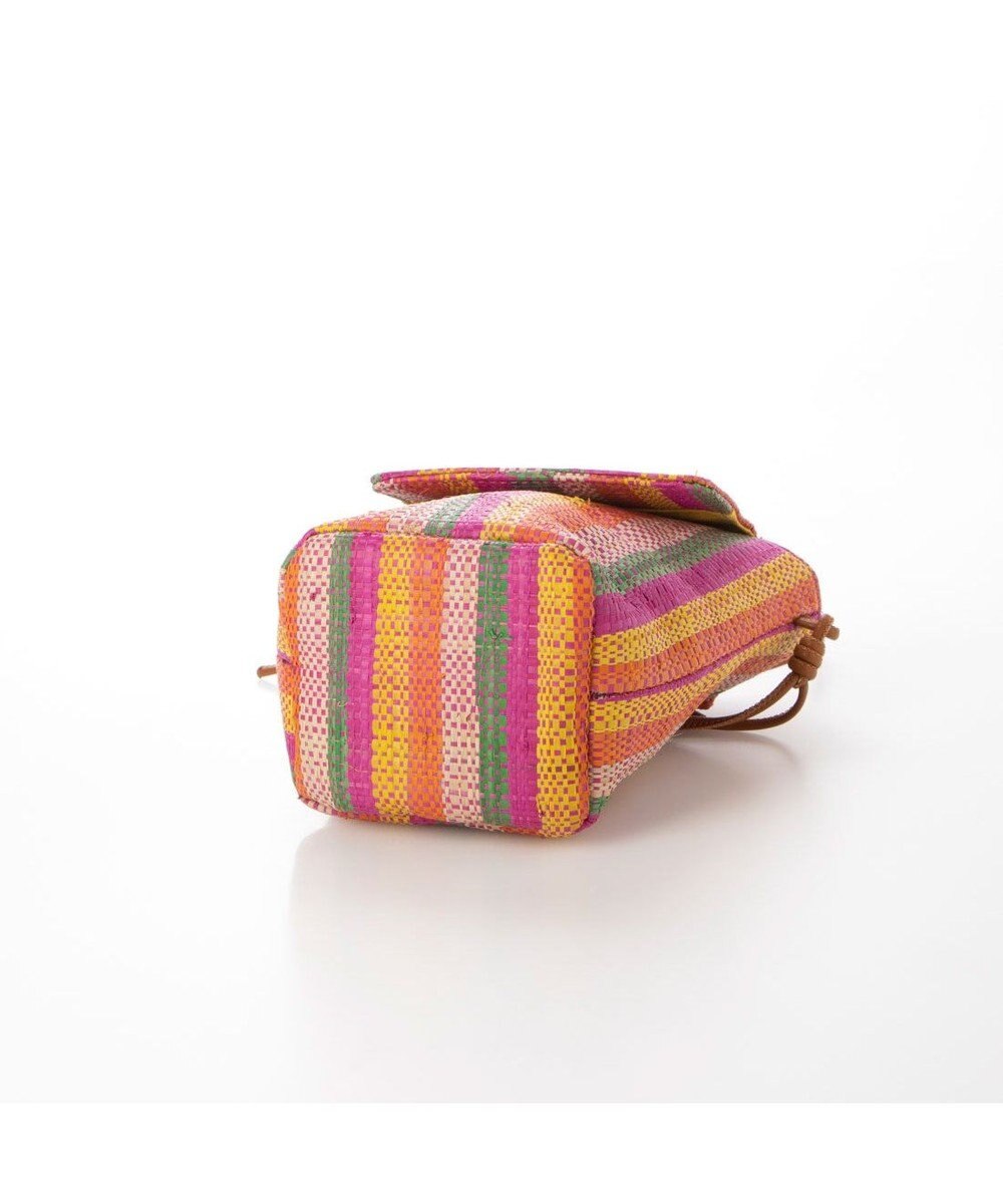 UNBILLION kakatoo ラフィアストライプミニショルダーバッグ 