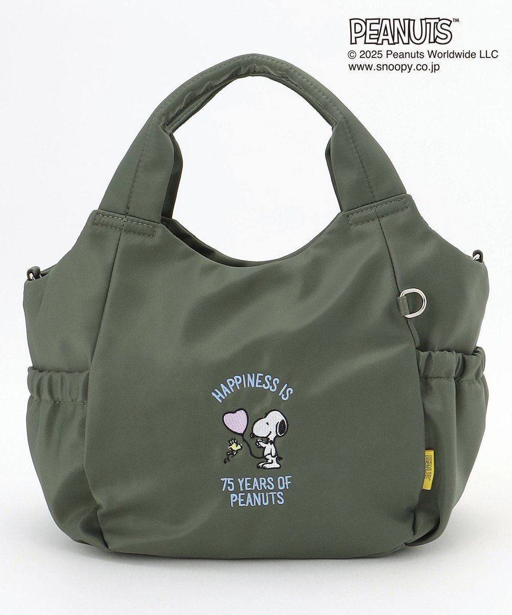 Y'SACCS SNOOPYデザイン　ギャザー2wayミニトート 