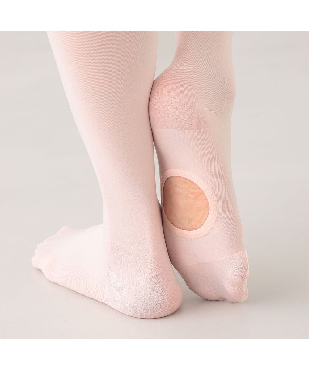 Chacott ジュニア　ベロネーゼタイツIII（穴あき）かかと立体設計 