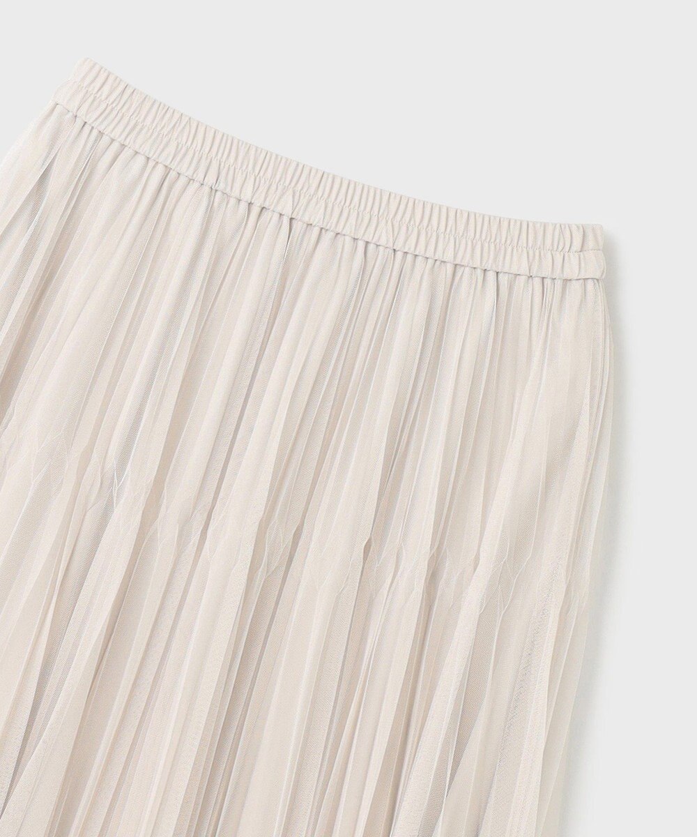 GRACE CONTINENTAL チュールマチプリーツスカート 