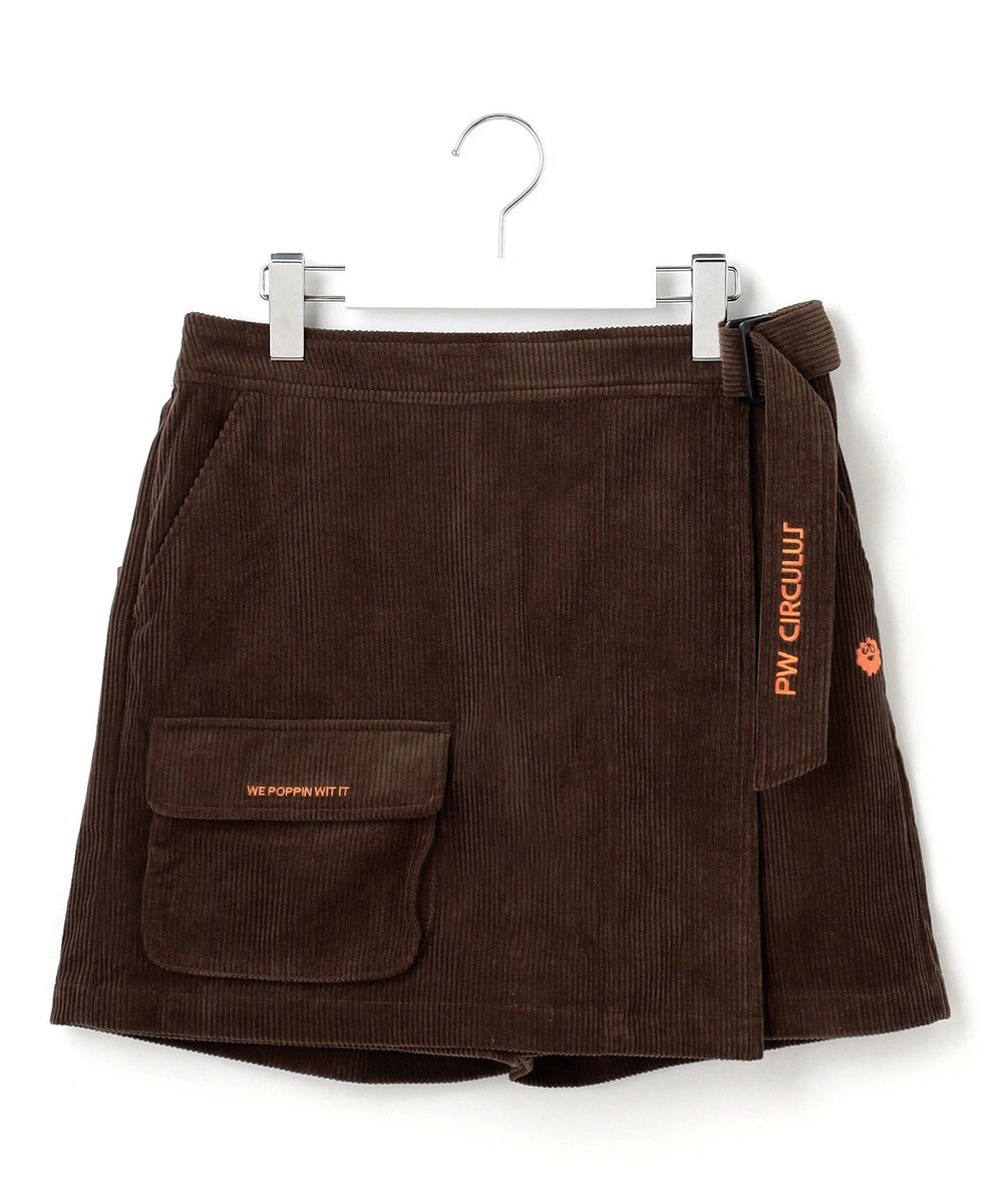 PW CIRCULUS 【WOMEN】コーデュロイ スカート見えショーツ 